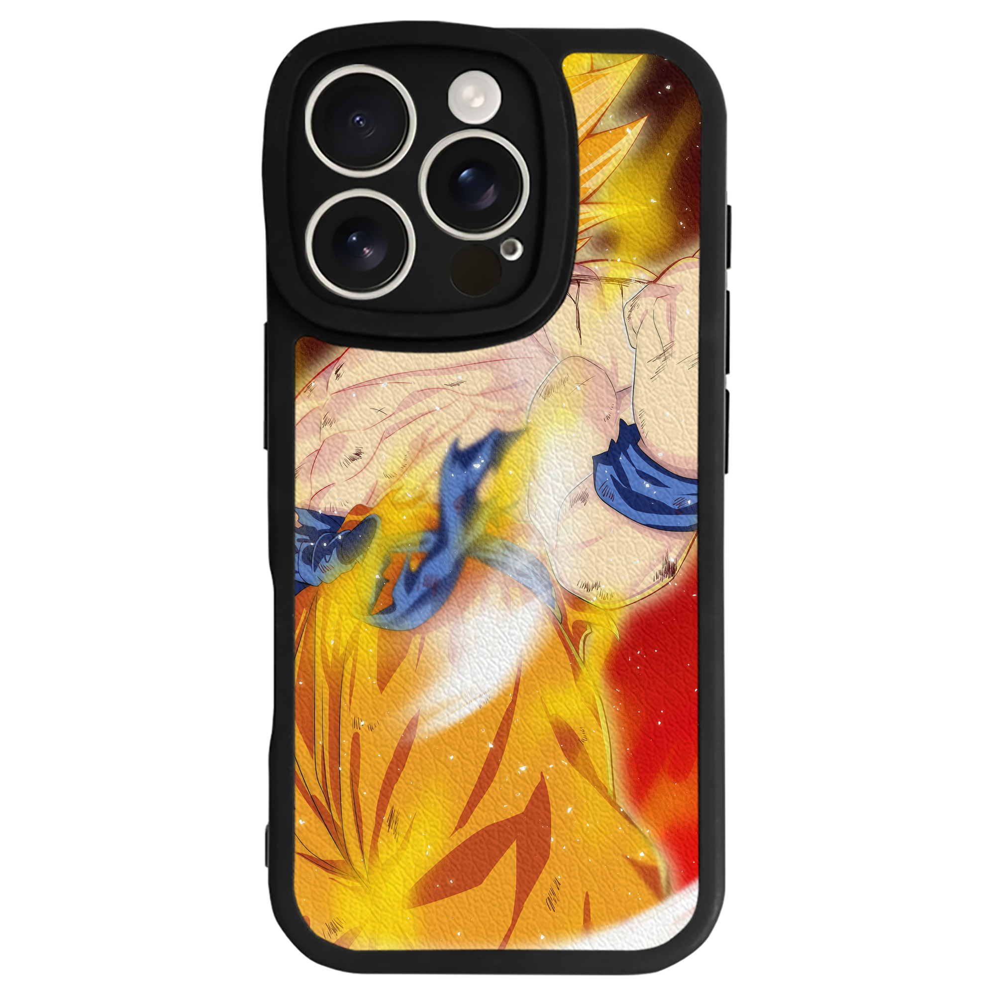 （画像用） ドラゴンボール DRAGON BALL 【iPhone 16シリーズ対応】シリコンスマホケース（レザー調） 材質：シリコン